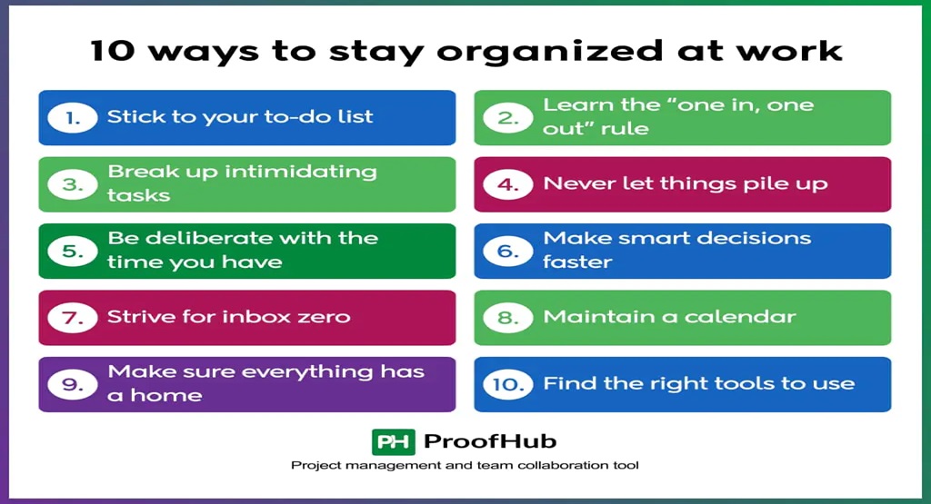  10 Easy Tips for Staying Organized and On Top of Tasks